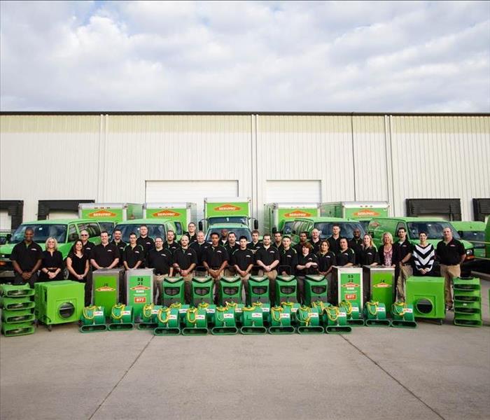 SERVPRO of Aurora team posing for a photo.